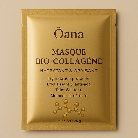 ✨ PACK 10 Masques Bio Collagène – Hydratation & Éclat Nature